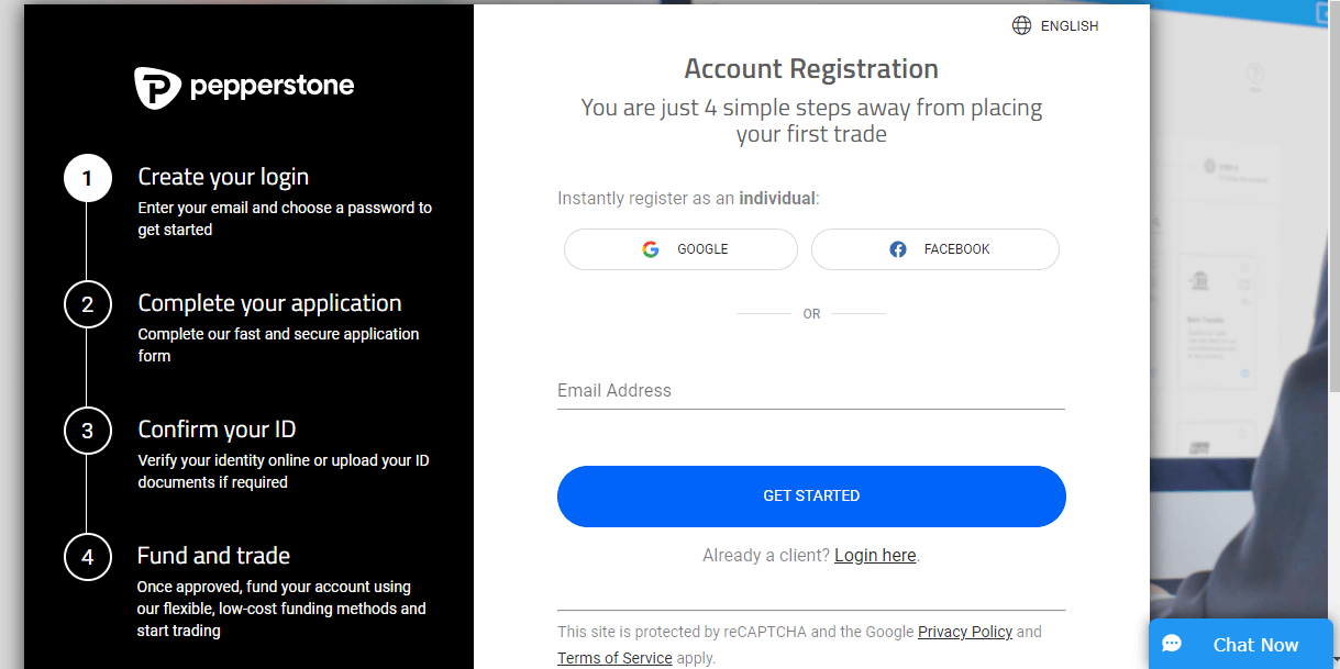 Registering a Trading Account