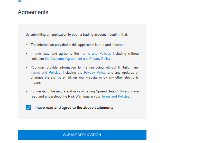 City Index Terms and Conditions