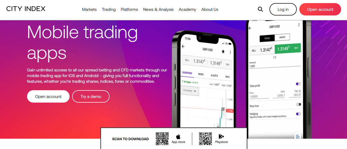 City Index Trading Platform