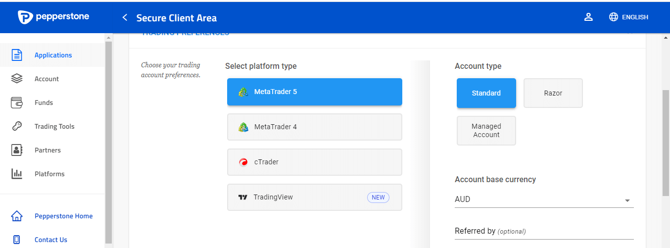 Choose Trading Platform