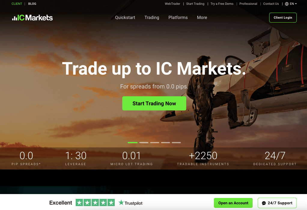 IC Markets Website Australia