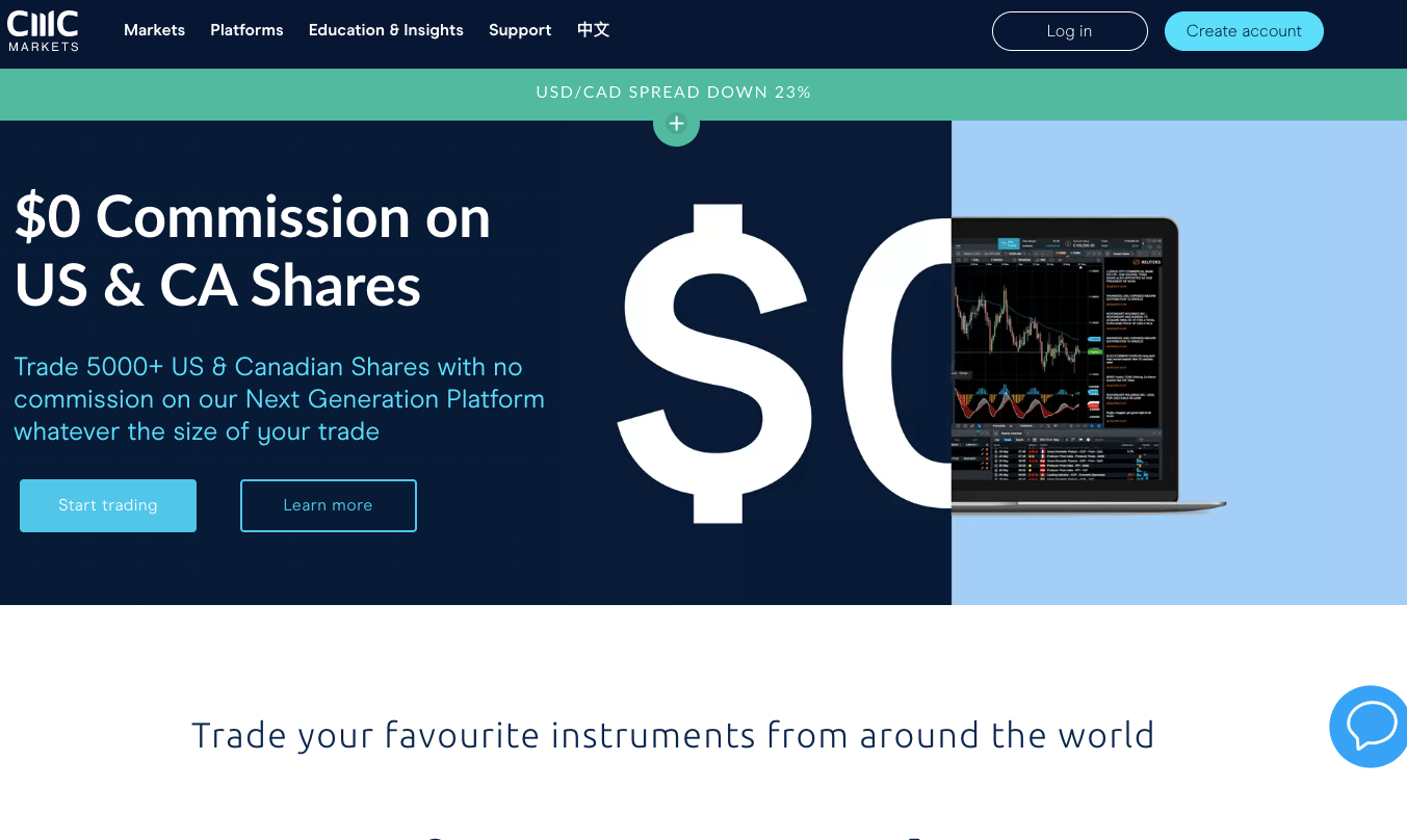 CMC Markets Website Canada