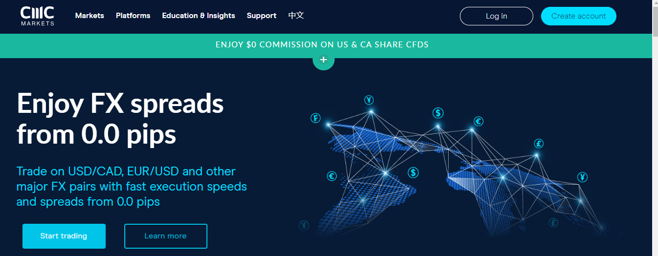 CMC Markets Intro Page