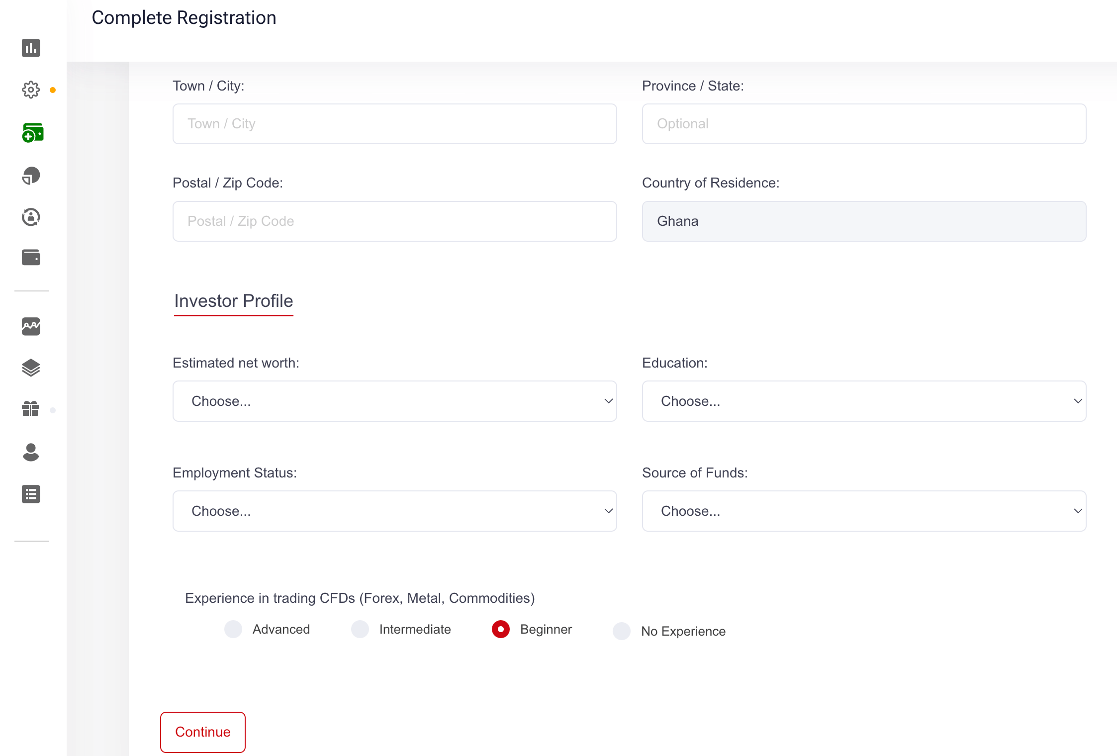 Trader Experience on HF Markets