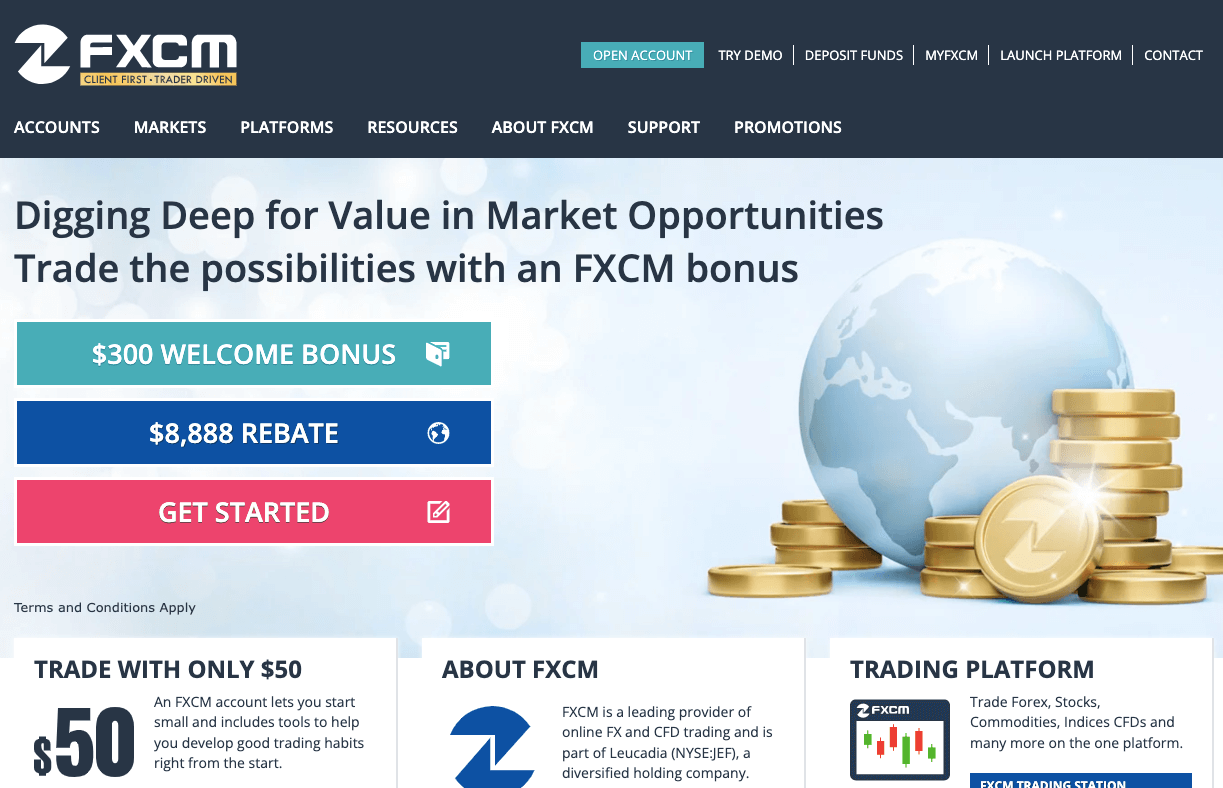 FXCM Website Malaysia