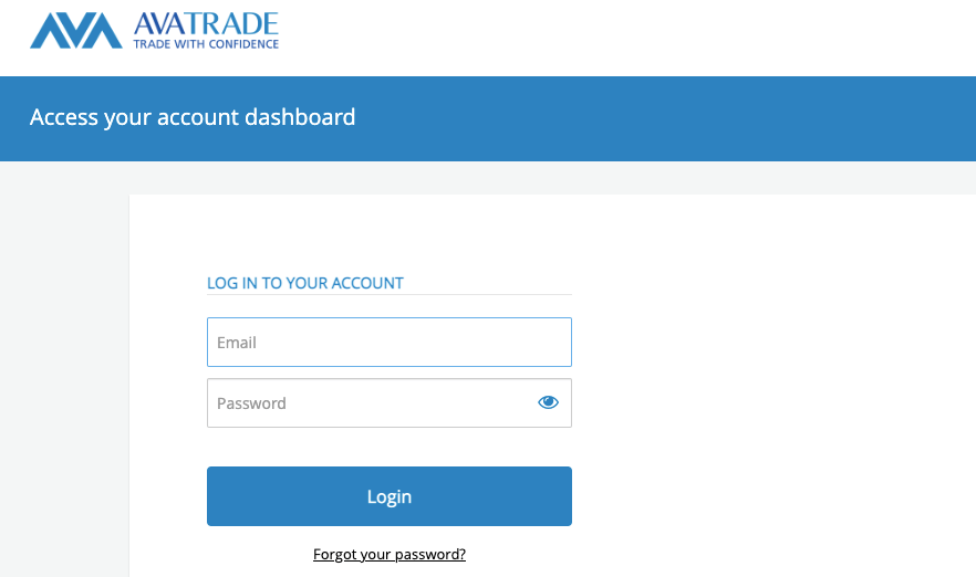 Log in to AvaTrade