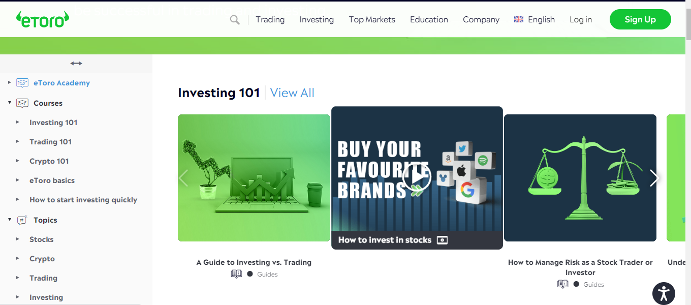 eToro Learning