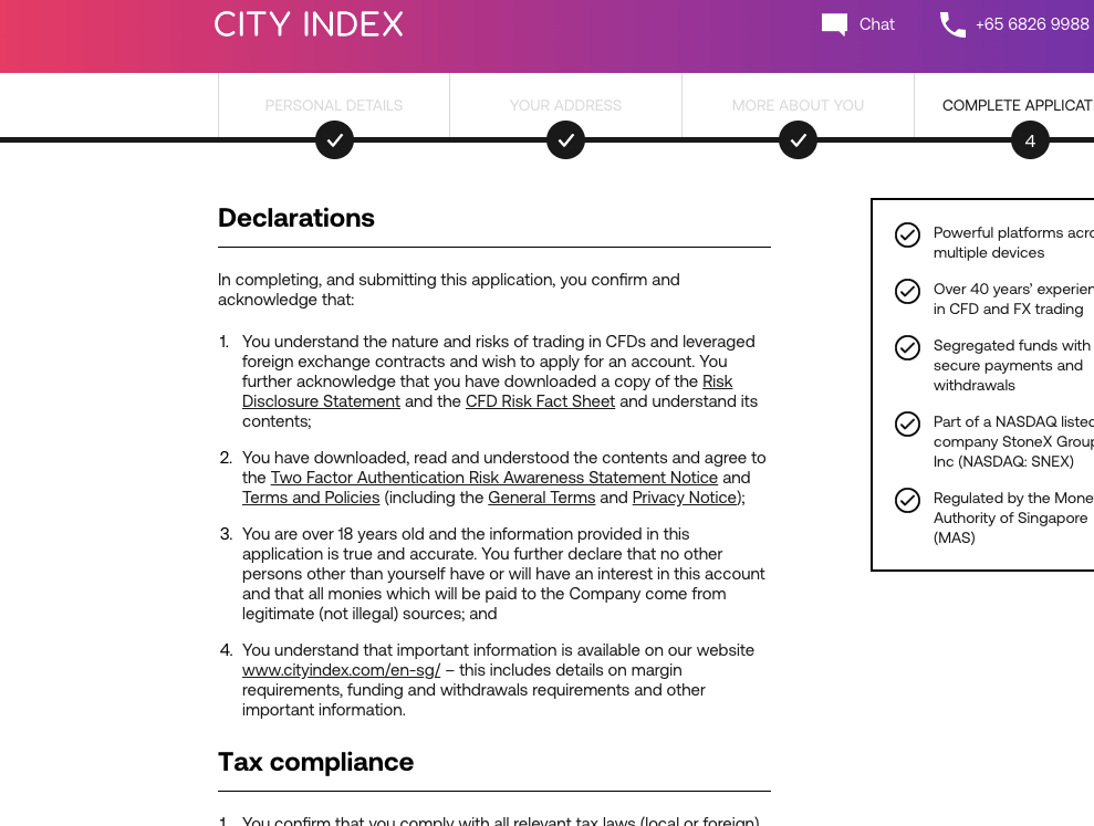 City Index Terms and Conditons