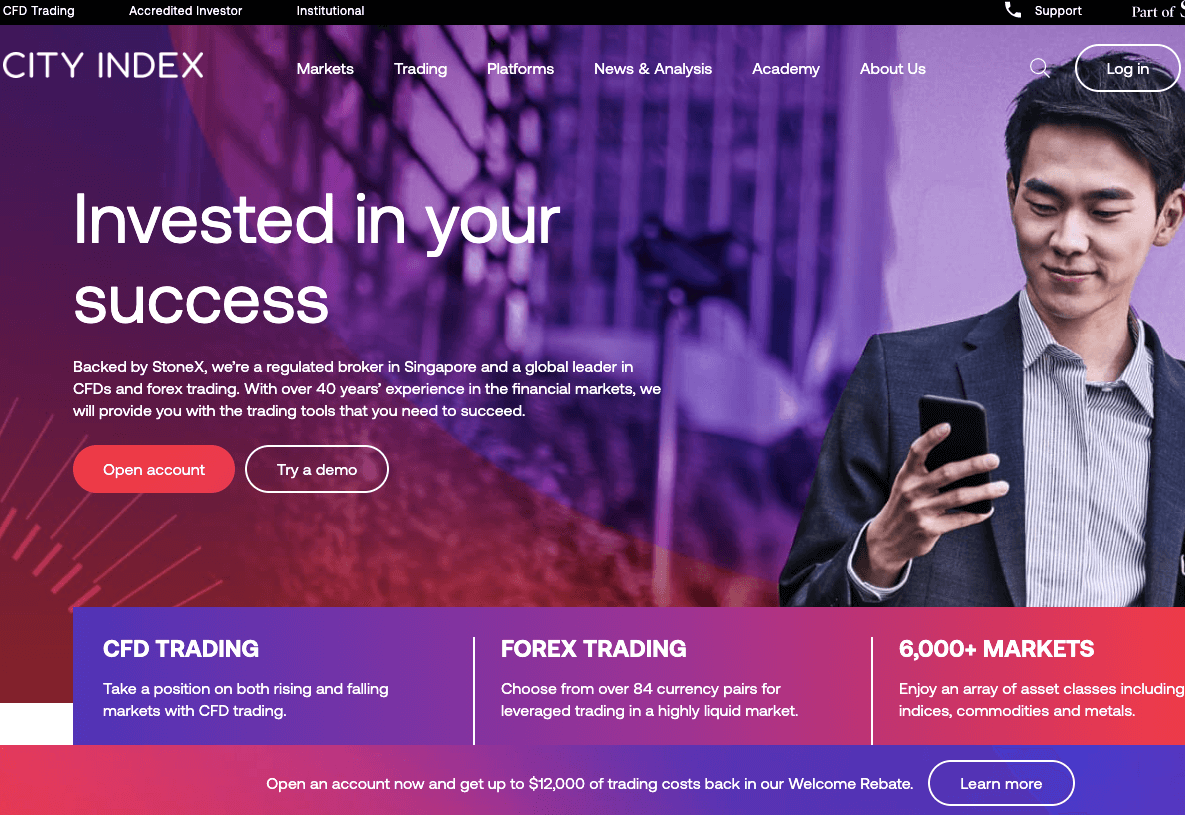 City Index Sign Up