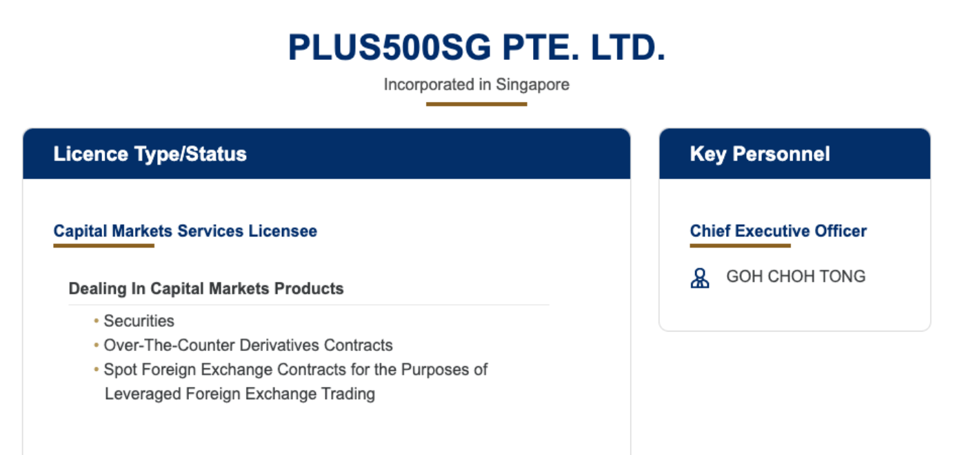 Pepperstone Address in MAS Regulation