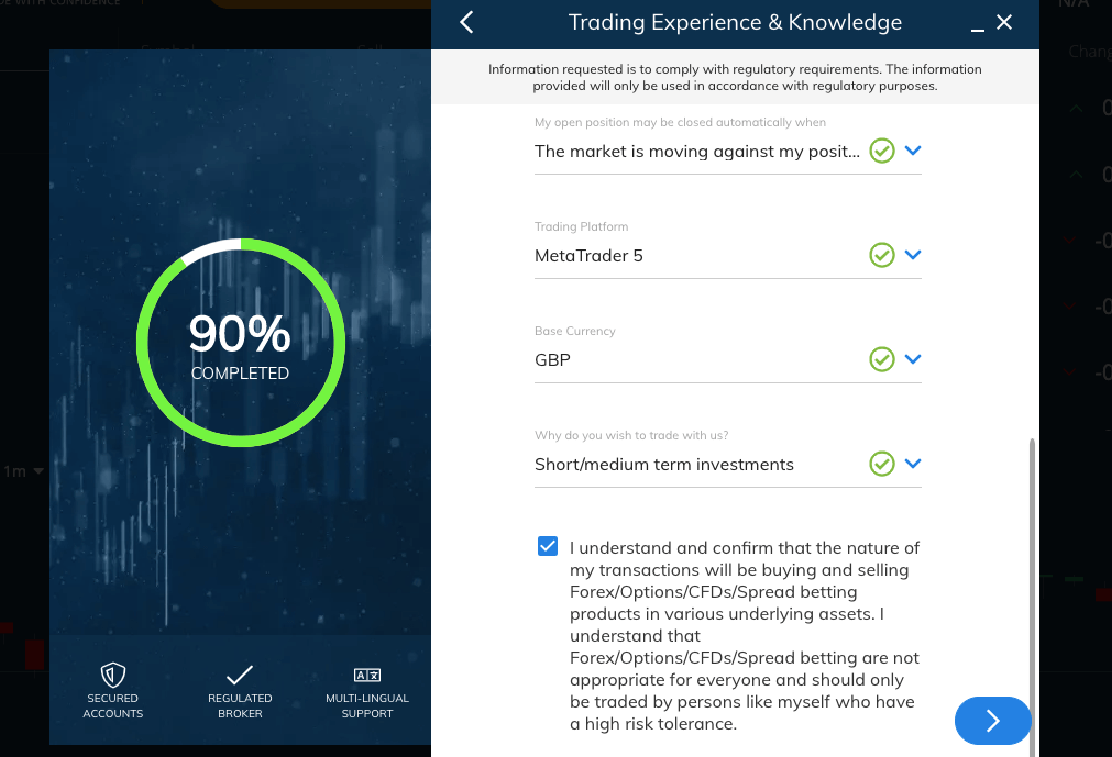 Open Account with AvaTrade