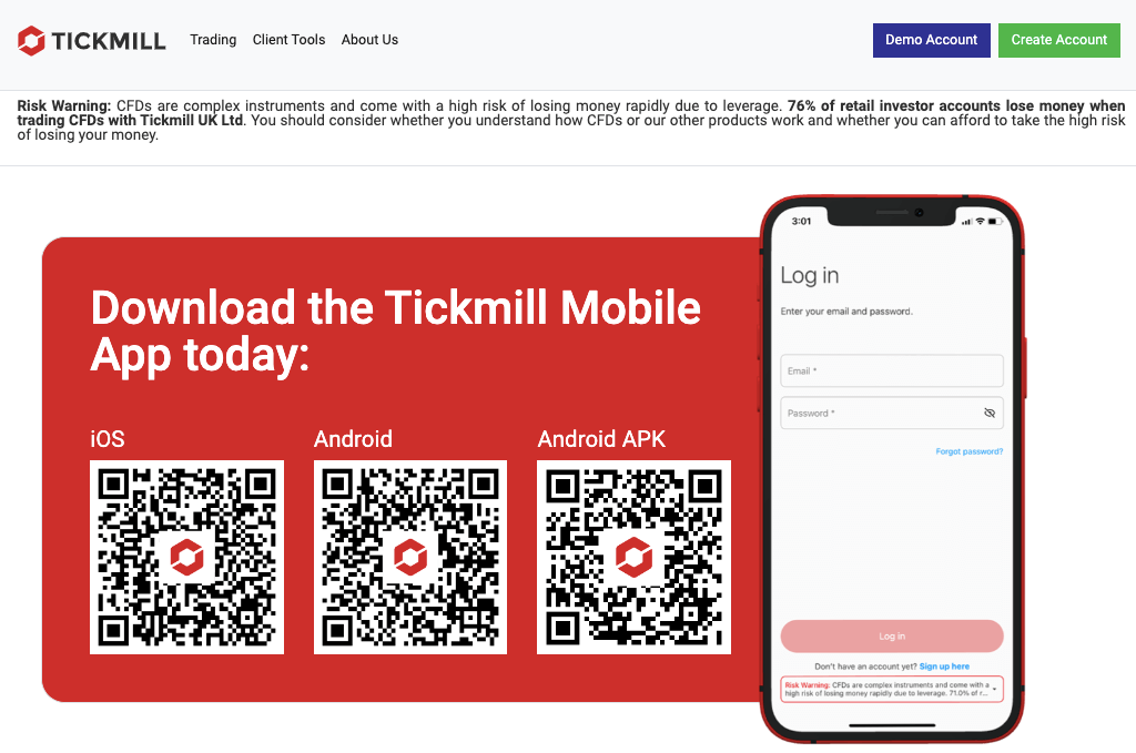 Tickmill App