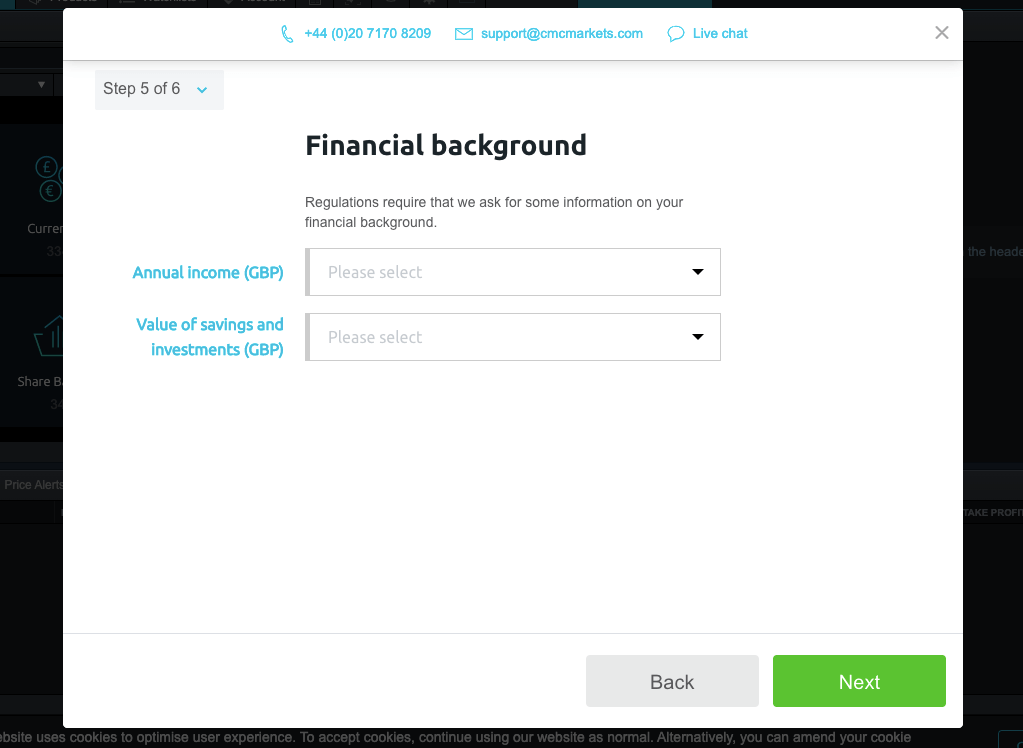 Account Open Process On CMC Markets UK