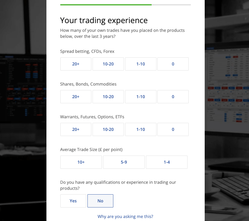 ETX Capital Trading Experience while Account Opening
