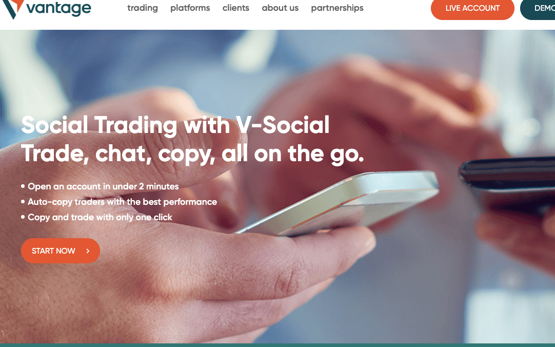 Social Trading on Vantage FX UK