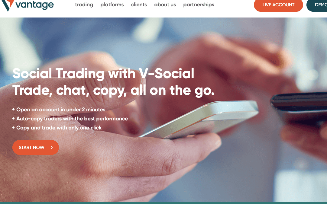 Social Trading on Vantage FX AU