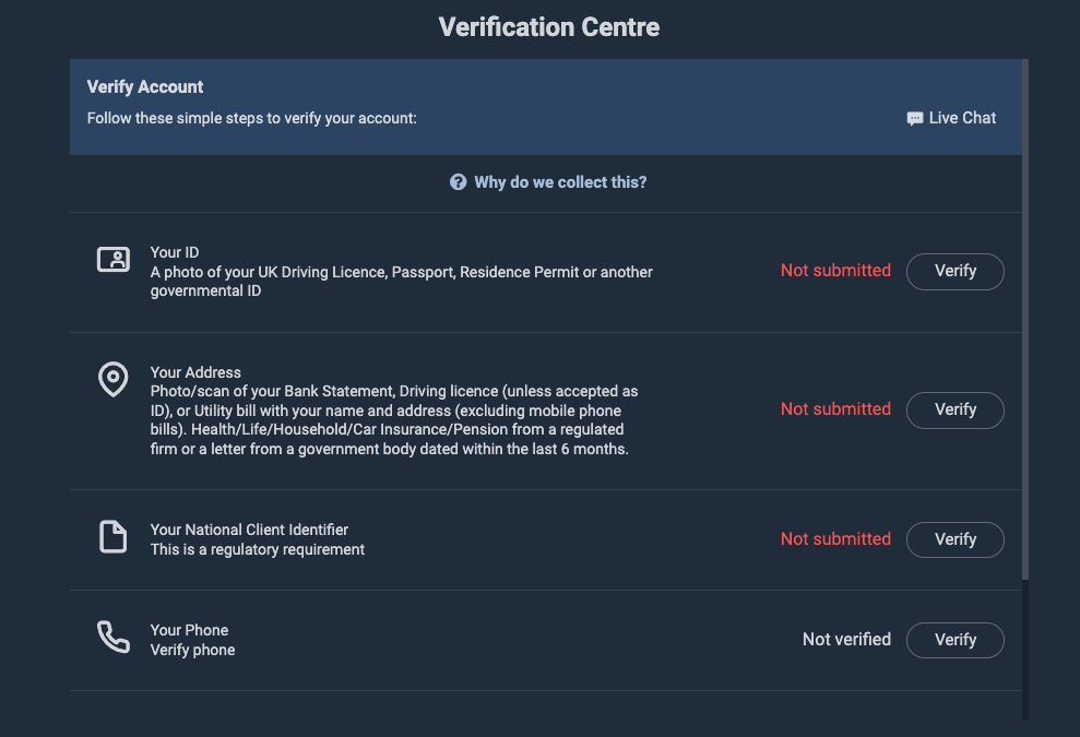 KYC Verification with Broker