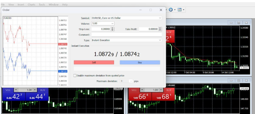 MT4 Trading Window